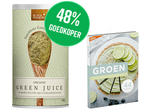 green juice product en boek